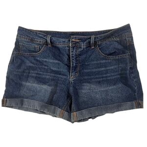 Faded Glory Dark Blue Jean Shorts